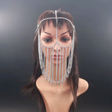 Tassel Face Mask Chain Head Chain Hair Accessories for Women