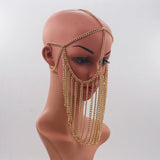 Tassel Face Mask Chain Head Chain Hair Accessories for Women