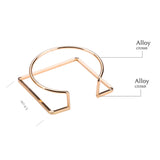 Gold/Silver Cuff Bracelets & Bangles For Women Men Jewelry