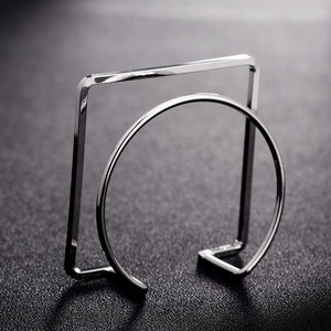 Gold/Silver Cuff Bracelets & Bangles For Women Men Jewelry