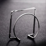 Gold/Silver Cuff Bracelets & Bangles For Women Men Jewelry