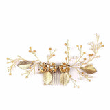 Pearl Bridal Hair Combs Wedding Head Jewelry Accessories