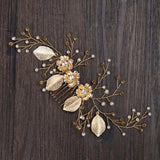 Pearl Bridal Hair Combs Wedding Head Jewelry Accessories