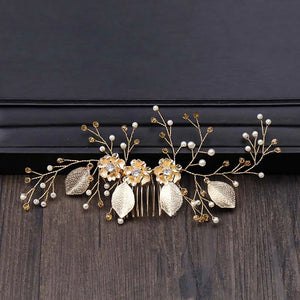 Pearl Bridal Hair Combs Wedding Head Jewelry Accessories