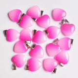 20mm Heart Crystal Charms Pendants for Jewelry Making 50pcs/lot