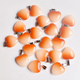 20mm Heart Crystal Charms Pendants for Jewelry Making 50pcs/lot