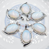 Crystal Quartz Pendant for Jewelry Making 6pcs/lot