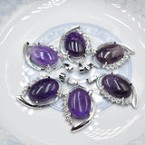 Crystal Quartz Pendant for Jewelry Making 6pcs/lot