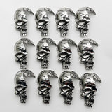 Hip Hop Skull Biker Necklace Pendant DIY Jewelry Charm Gift 12pc