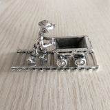 Alloy Figurine Digger Worker/Train Track/Barrow Hoe Man/Hammer Man