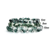 Green Ghost Stone Mental Healing Buddha Bead Charm Bracelet