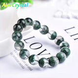 Green Ghost Stone Mental Healing Buddha Bead Charm Bracelet