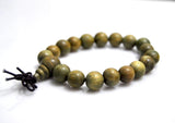 Green Sandalwood Beads Bracelet Men Women Gift Tibet Jewelery