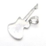 Guitar Pendant Stainless Steel Polishing Mens Pendant