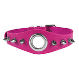 Halloween Punk Collar Necklace Goth Leather Belt Rock Dance Choker Party Jewelry