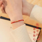 Hand Braided Koi Fish Lucky Bracelet Bangle Women Lovers' Gift