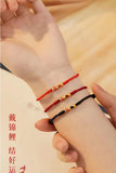 Hand Braided Koi Fish Lucky Bracelet Bangle Women Lovers' Gift