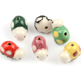 Green Tortoise Ceramic Beads for Jewelry Making DIY