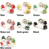 Green Tortoise Ceramic Beads for Jewelry Making DIY