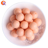 Bubblegum Solid Beads 100Pcs/Lot Chunky Acrylic Beads