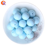 Bubblegum Solid Beads 100Pcs/Lot Chunky Acrylic Beads