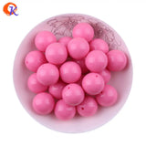 Bubblegum Solid Beads 100Pcs/Lot Chunky Acrylic Beads