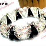 Crystal Glass Beads Bracelet for Women