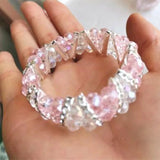 Crystal Glass Beads Bracelet for Women
