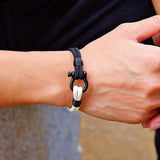 Milan Rope Horseshoe Buckle Bracelet Men's Outdoor Armband Gift