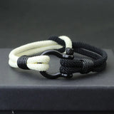 Milan Rope Horseshoe Buckle Bracelet Men's Outdoor Armband Gift