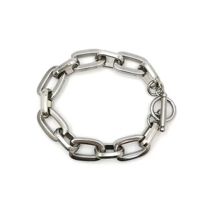Stainless Steel Thick Chain Hip Hop Bracelet Jewelry Gift