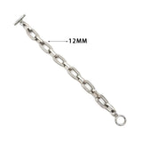 Stainless Steel Thick Chain Hip Hop Bracelet Jewelry Gift