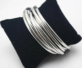 Handmade Charm Bracelet Leather Stainless Steel