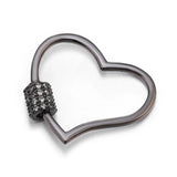 Silver Chain Lock Hook DIY Necklace Bracelet Clasp Choker