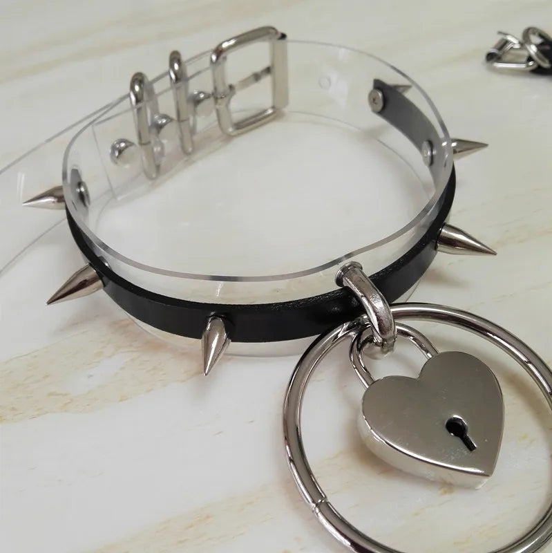 Harajuku Choker Rock Leather Torques Collar Belt Punk