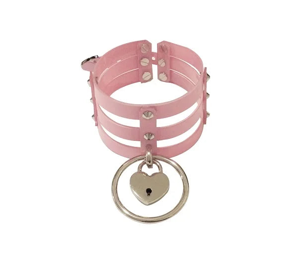 Harajuku Hot Punk Three Row Choker Goth Big O-Round Sweet Necklace