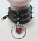 Harajuku Hot Punk Three Row Choker Goth Big O-Round Sweet Necklace