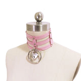 Harajuku Hot Punk Three Row Choker Goth Big O-Round Sweet Necklace