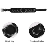 Punk Halloween Collar Necklace Goth Leather Choker