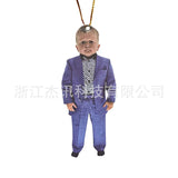 Hasbulla Magomedov Meme Acrylic Keychain Mini Khabib Hasby Figure Key Holder