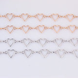 Heart Chain Metal Chain Women's Link Silver Waist Chain Temperament Chain Belt