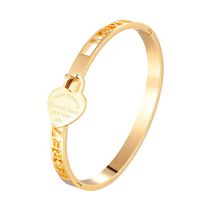 Heart Hollow Bracelet Bridesmaid Jewelry