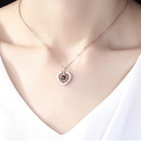 Heart Jewelry Lover Necklace 100 Language I Love You Pendant Valentine Gift