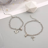 Heart Magnetic Couple Bracelets His and Hers