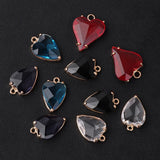 Crystal Heart Pendant Beads Charms DIY Jewelry Making