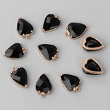 Crystal Heart Pendant Beads Charms DIY Jewelry Making