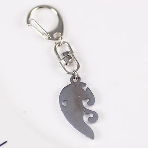 Heart-shaped Keychain BFF Friendship Pendant Backpack Jewelry Gift