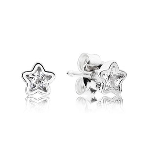 S925 Sterling Silver Five-pointed Star Earrings for Women