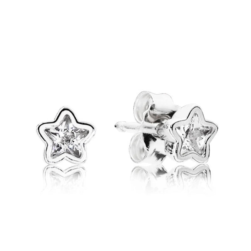 S925 Sterling Silver Five-pointed Star Earrings for Women
