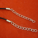 Leather Cord Choker Necklace with Lobster Clasp for DIY Jewelry - 30PCS
